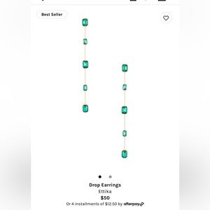 Best seller Ettika drop earrings. Brand new .